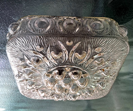 Image 1 of Personal de montaje empotrado de vidrio con burbujas de hielo