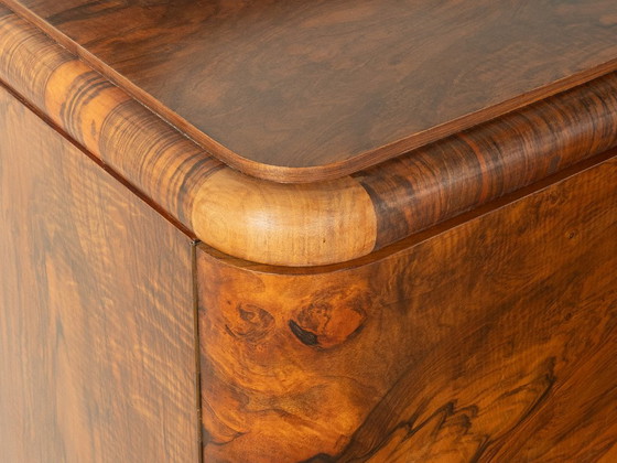 1920s Art Deco Sideboard – Wood, Brass (photo 11 of 12)