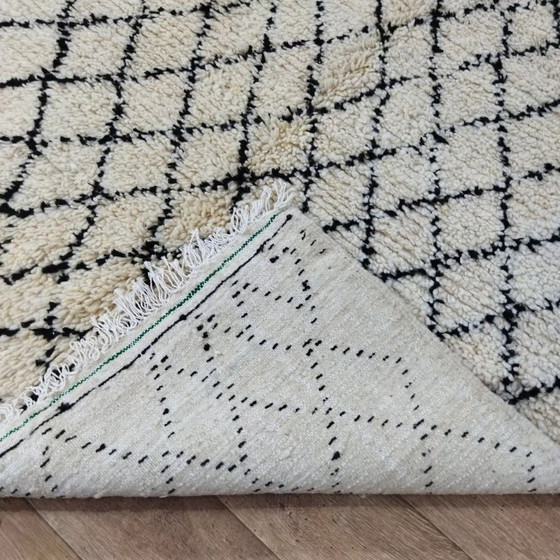 Image 1 of Wonderful Beni Ouarain Rug Wool – 100% Wool Handwoven (247 × 142 cm)