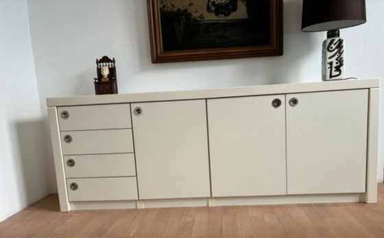 Sideboard Dutch design by Marian Harent for Base Line, Wood, White (photo 2 of 11)