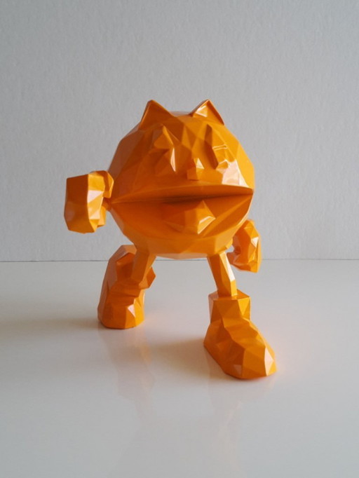 Richard Orlinski - Sculpture Pac-Man Orange