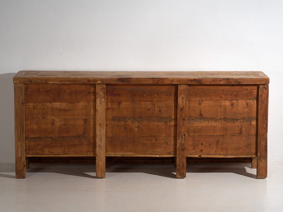 Antique sideboard in pine wood – China, circa 1900 – Iron (photo 50 of 71)