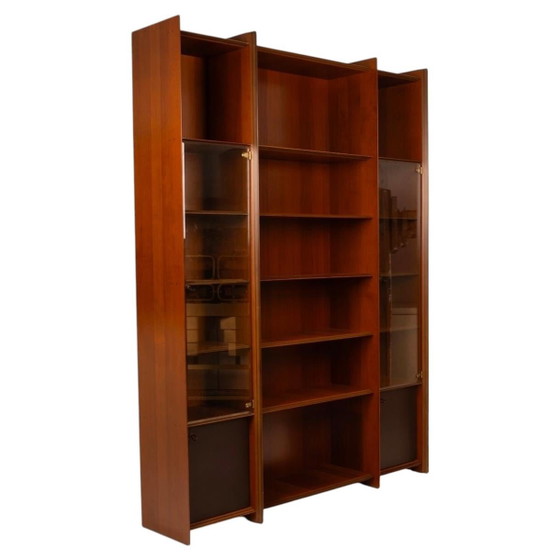 Afra & Tobia Scarpa Artona Librería de Palisandro Mid Century Maxalto 1970 – Leather, Mid Century Modern (photo 8 of 23)