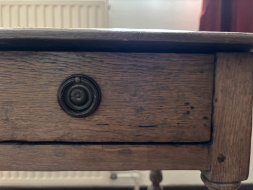 Classic Oak Side Table / Console Table (Jacobean Revival, ca. 1900–1930) – bijzettafels, Other