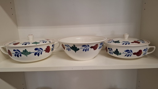 Royal Sphinx Boerenbont Dinnerware Set | 47 Pieces | Good condition