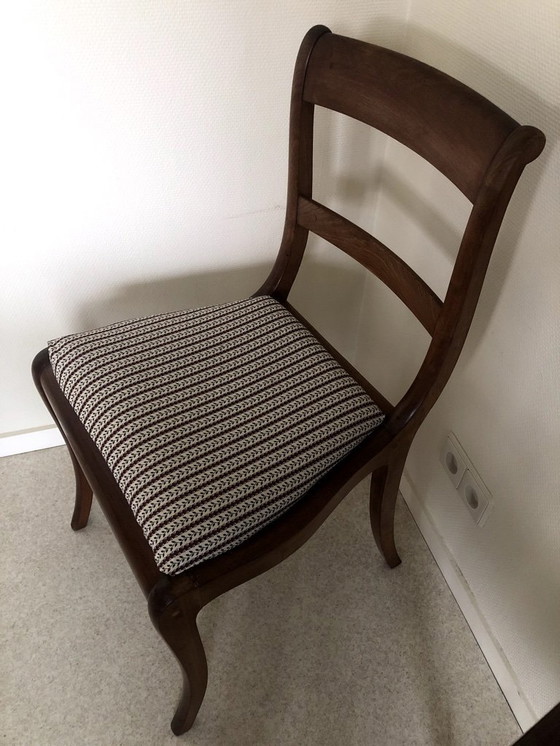 Image 1 of 2 Biedermeier-Stühle (mit edler Polsterung)