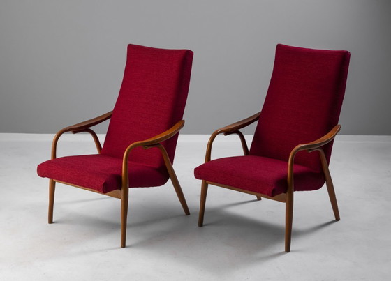 Image 1 of Pair of Armchairs, TON, 1970s