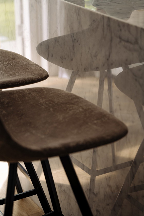 Casteline Bar Stool X2 – castleline, Barstools, polished steel (photo 3 of 6)