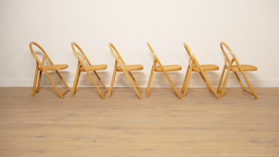 Image 1 of Set van 6 klapstoelen | Arca | Gigi Sabadin voor Crassevig