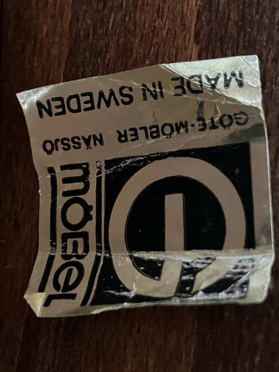 Image 1 of Göte Möbel Nassjo Leather Footrest / Stool