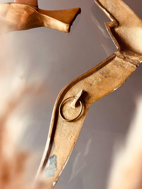 Image 1 of 3 pájaros de pared de latón en vuelo