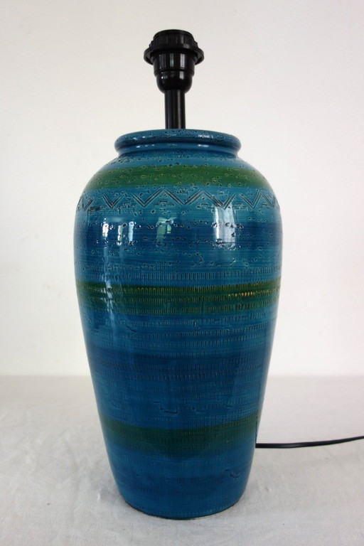 Keramische lampvoeten van Bitossi, Italië, jaren 70.