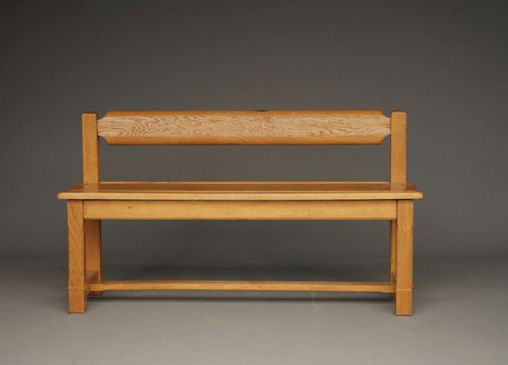 Image 1 of Panchina rustica vintage in legno di quercia