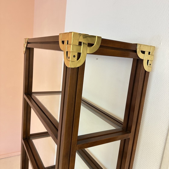 Image 1 of S.T. Valenti vitrine kast hout glasplaten