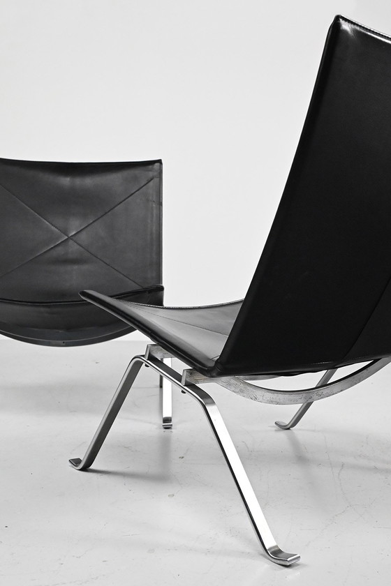 Image 1 of Ensemble de 2 fauteuils PK22 pour Fritz Hansen