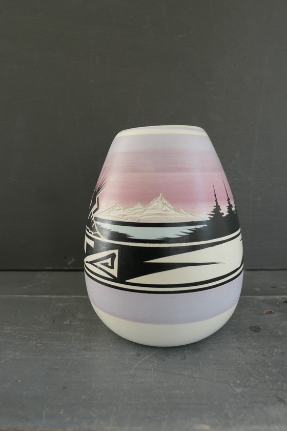 Image 1 of Vintage Navajo Pottery Vaas