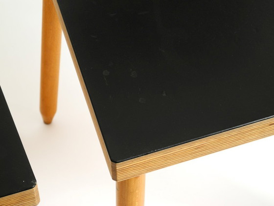 Image 1 of Twee zeldzame demontabele multiplex stoelen van Axel Kufus Model Stöcke voor Atoll