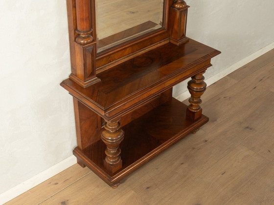 Image 1 of Standing mirror with console from 1880s, Vintage