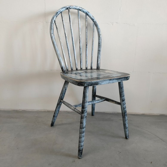 Image 1 of Vintage Brocante bar chairs (dining room, room chair)