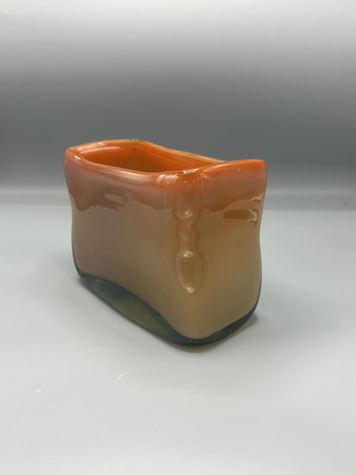 Murano style glass vase