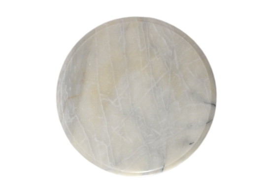 Marmeren draaiplateau, 30,5 cm x 3,5 cm, vintage – Tafelaccessoires, Marble (photo 6 of 6)