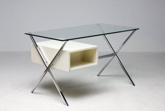Scrivania Franco Albini – Knoll | Design italiano iconico | Progettata nel 1928 – Scrivanie, Alluminio (photo 7 of 14)