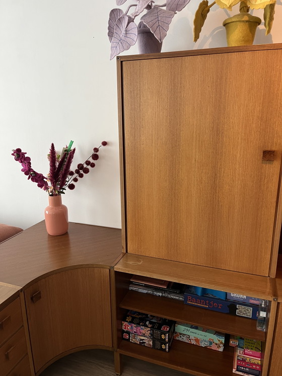 Image 1 of Midcentury original Topform vintage teak wall unit