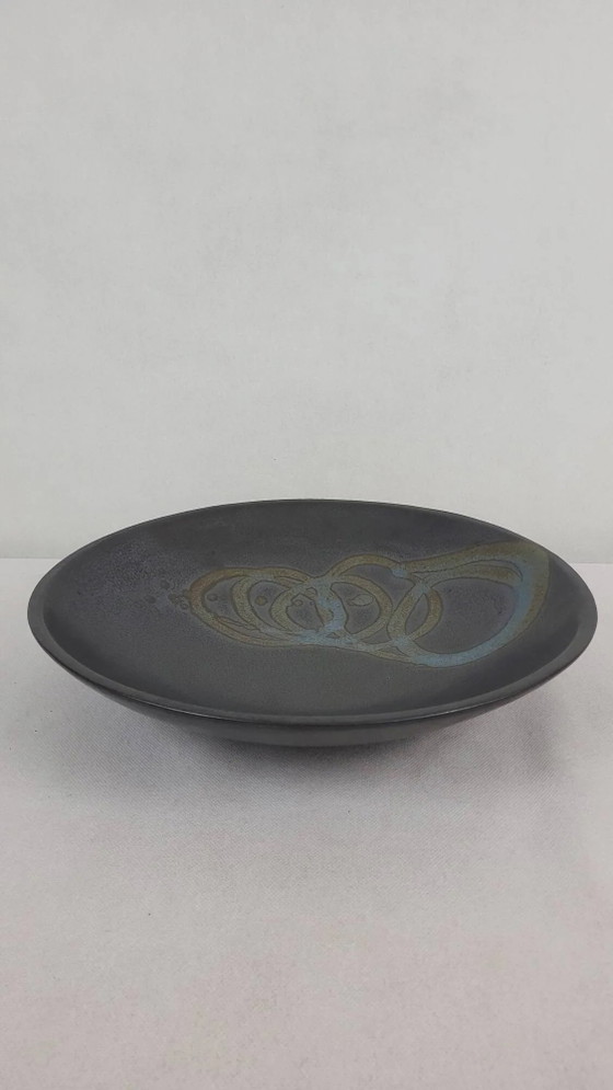 Stoneware dish / cup signed Jean Cacheleux – Crockery, Porcelain, Vintage (photo 2 of 7)