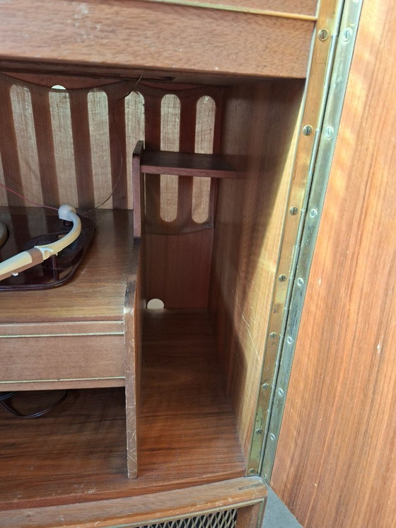 Image 1 of Siemens "Type M 848" mobiele radio-fonograaf – iconisch ontwerp uit de jaren 50