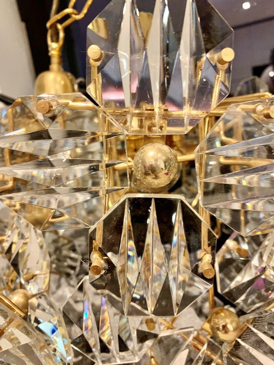 Authentischer Kinkeldey-Kronleuchter mit facettiertem Kristallglas – Crystal (photo 4 of 9)