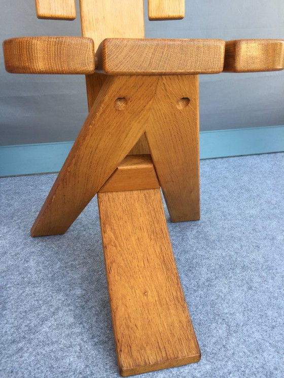 Image 1 of PIERRE CHAPO / SELTZ - 4 VINTAGE CHAIRS