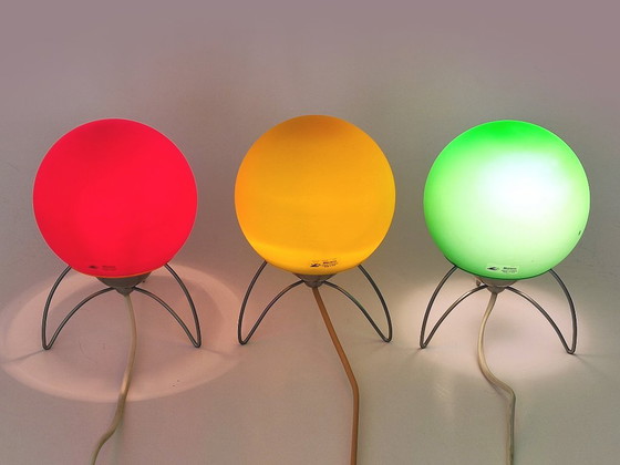 Tischlampe Set Stativ "Isotta", Murano Italy – Tischlampen, Metal, Vintage (photo 3 of 24)