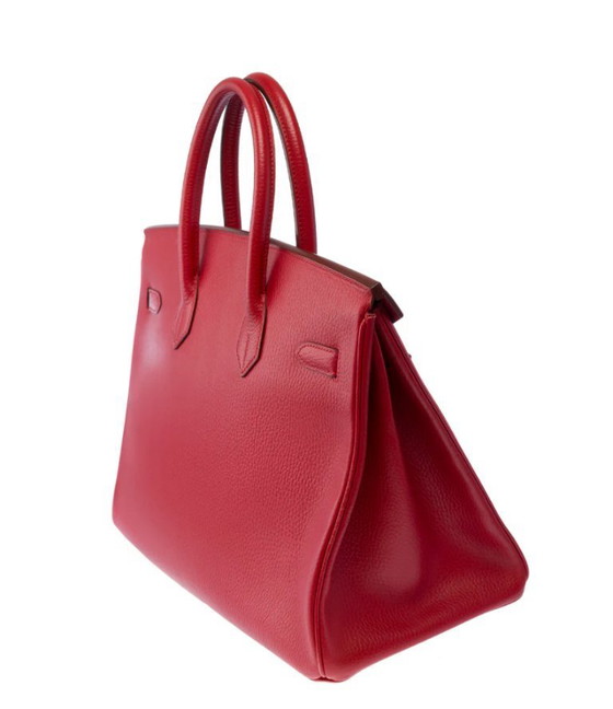 Image 1 of Sac HERMES Birkin 35 en Cuir Rouge - 103417