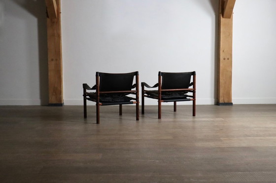 Image 1 of Par de sillones Sirocco de Arne Norell para Norell AB, Suecia, década de 1970