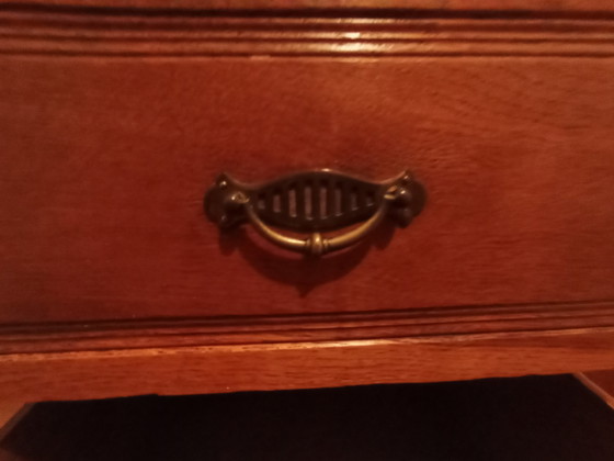 Parisian Art Deco oak wardrobe – Metal, Wood (photo 5 of 6)