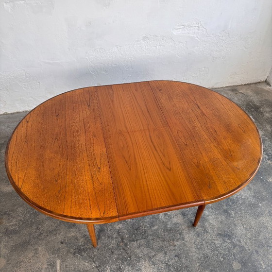 Image 1 of G-Plan Teak Round Extending Dining Table, 1970