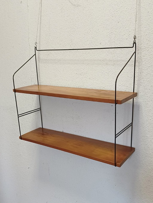 Apart Vijftiger Jaren Wandrek – wandkast, Metal, Wood (photo 2 of 9)