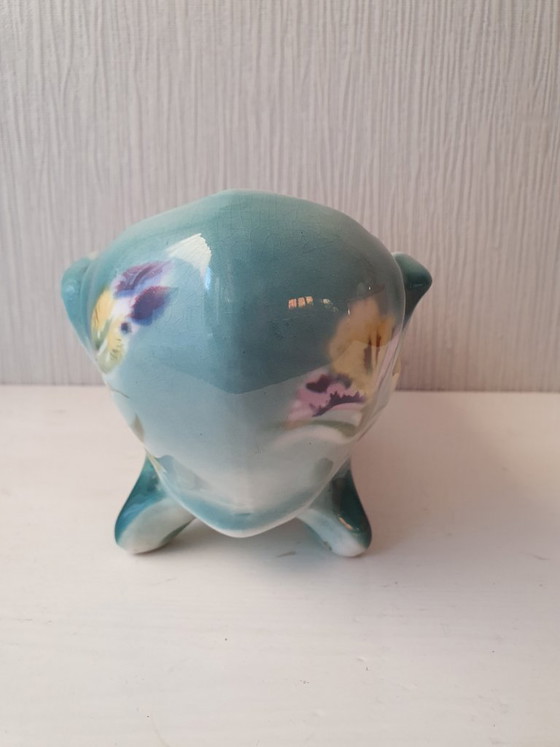 Art Nouveau Jardinière - St. Amand & Hamage (D39) - Approx. 1900 – Saint-Amand & Hamage, Vases, Ceramic (photo 9 of 12)