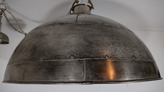 Image 1 of Industrie-Design-Hängeleuchte 60cm Farbe Platin