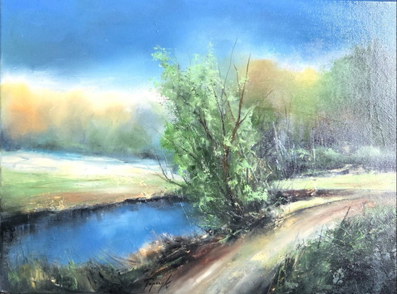 Image 1 of Robert Poprczyk "Fluss am Wald"