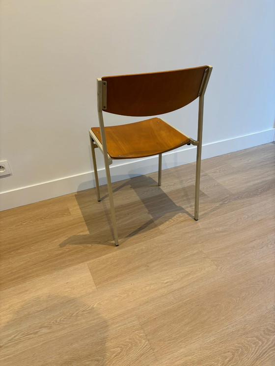 Image 1 of 6x Gijs van der Sluis chairs. dining room, waiting room, terrace