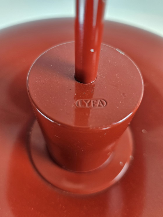 Image 1 of Lampada a sospensione Lyfa Deens design RED RA-40 PENDANT LAMP BY PIET HEIN FOR LYFA, DENMARK 1960s