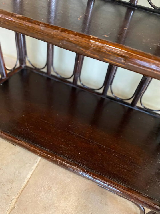 Vintage rattan shelf – Shelving unit, Wicker (photo 15 of 15)