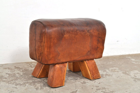 Image 1 of Table tournante / tabouret vintage