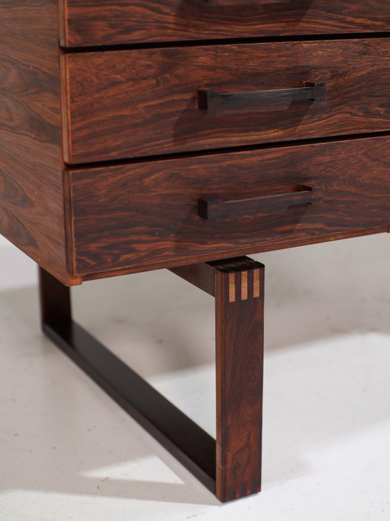 Image 1 of Vrijstaand bureau Jensen & Valeur Dyrlund palissander 1960s