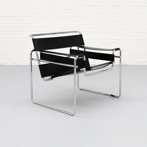 Marcel Breuer Wassily Poltrona Knoll anni '80
