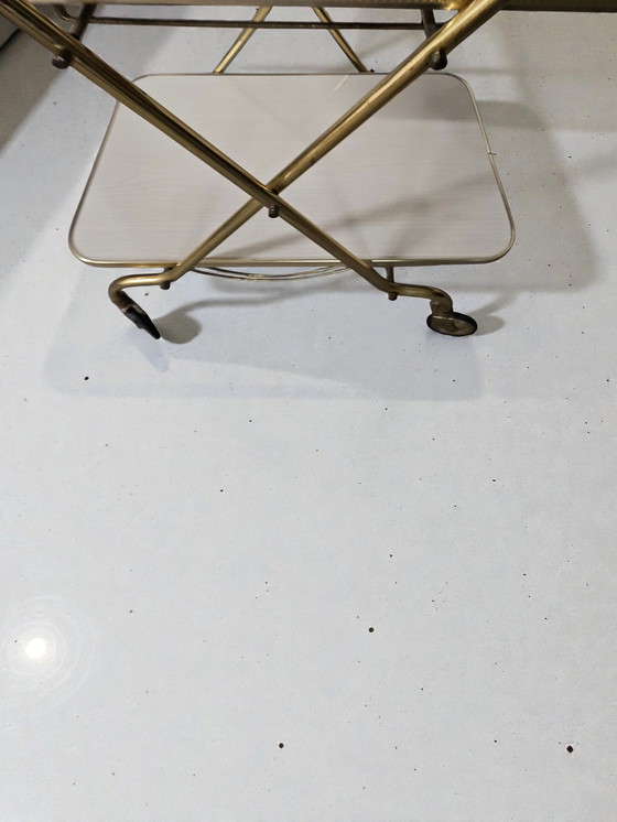 Image 1 of Carrello da bar/carrello di servizio/tavolo francese di metà secolo, anni '60/'70