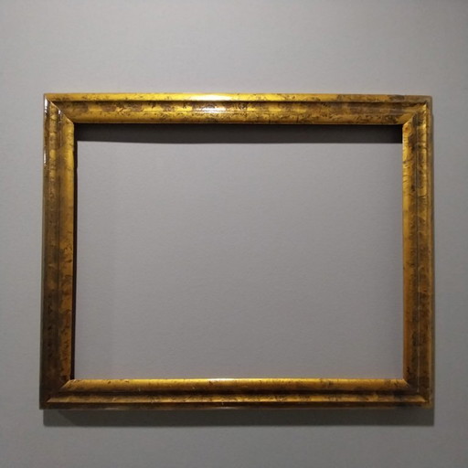 Specchio in legno dorato classico vintage Julklapp Christmasgift - Eleganza senza tempo