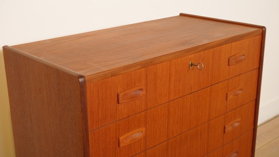 Image 1 of Vintage Deense ladekast | Teak | 6 lades | 101 cm