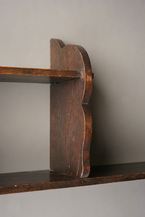 Image 1 of Scaffale olandese a nuvola in legno. 1930s